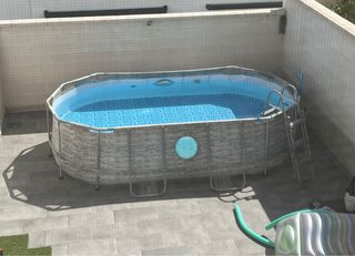 OFERTA FIN VERANO Piscina Bestway ovalada