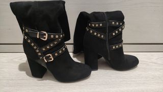 Botas altas negras mujer