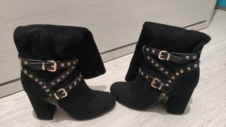 Botas altas negras mujer