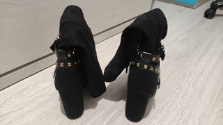 Botas altas negras mujer