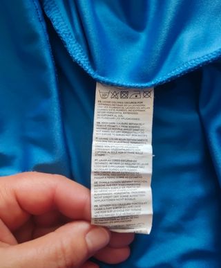 Camiseta Joma manga larga azul-blanca