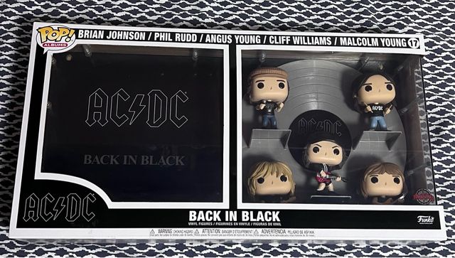 Funko Pop! AC/DC Back in Black Álbum - Pack Deluxe