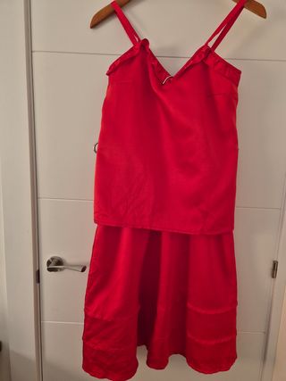 Vestido rojo - 2 piezas