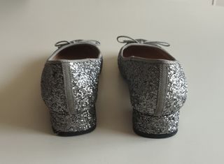 Bailarinas plateadas Parfois