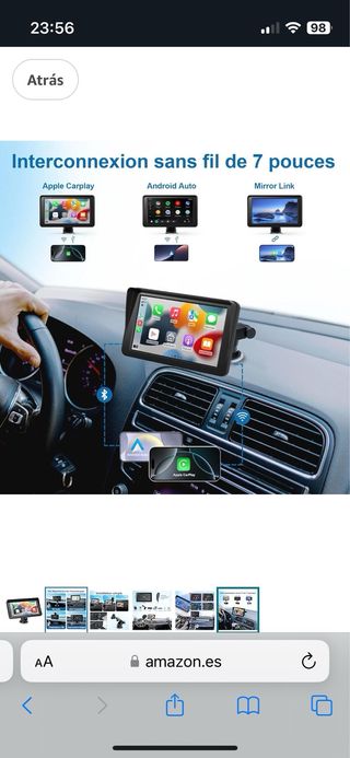 Pantalla 7” CARPLAY - ANDROID AUTO  •PRECINTADO•
