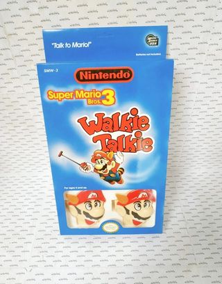 SUPER MARIO BROS 3 WALKIE TALKIE NINTENDO 1989 
