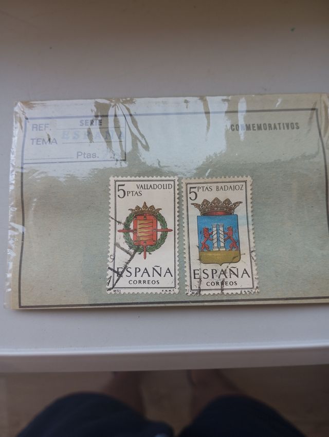 Sellos España: Valladolid & Badajoz. Colección