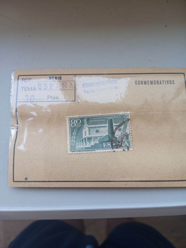 Sello España Franco 80 ptas  Colección