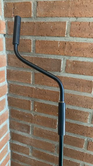 Manivela toldo terraza - Negra y Plata