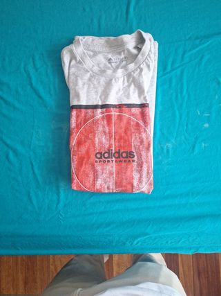 Camiseta Adidas gris - talla S