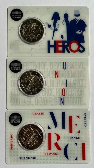 Moneda 2€ Francia 2020 -Heroes
Pandemia.