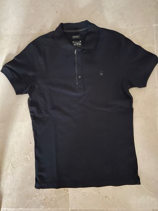 Polo Diesel negro c/cremallera