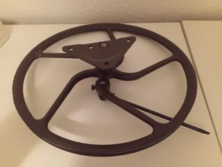 Pie máquina coser antiguo