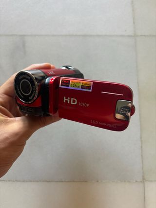 Cámara de video vintage digital estilo nueva