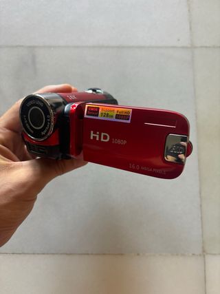 Cámara de video vintage digital estilo nueva