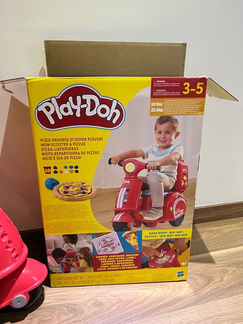 Scooter Pizzeria De Play Doh Play Doh 18 Month Old Play-Doh Pizza Delivery  Kids Scooter Playset