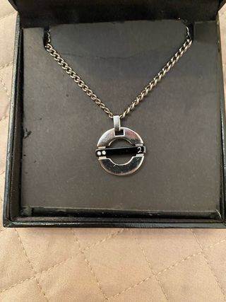 Collana Jewels uomo acciaio nero