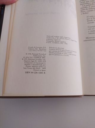 Superman El Ultimo hijo de Krypton 1978