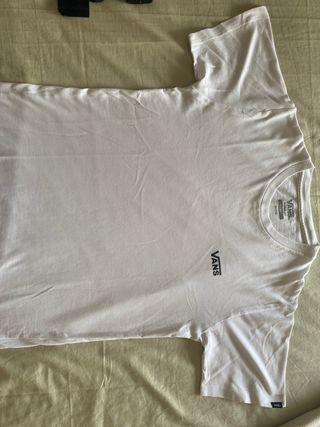 Camiseta Vans blanca XS niño