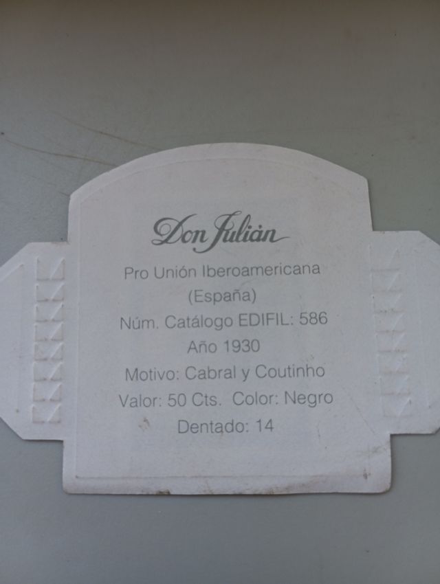 Vitola Don Julián: V Centenario  Colección