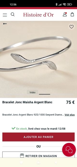 Brazalete de plata, serpiente de dos cabezas. 