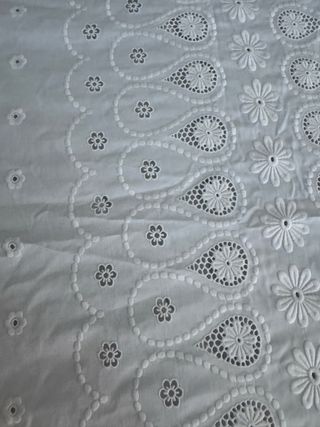 Colcha blanca - antigua cama 135 cm