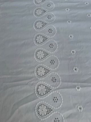 Colcha blanca - antigua cama 135 cm