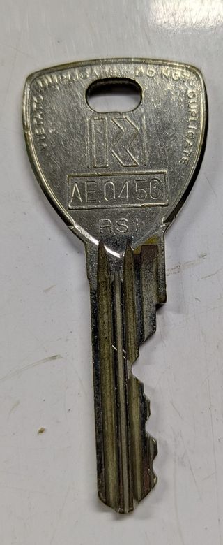 Llave usuario CERRDURA RIELDA Vending