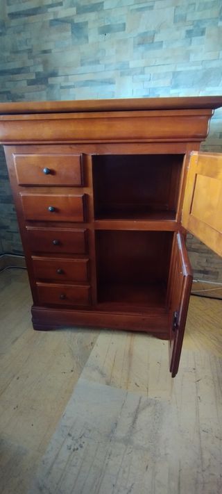 Mueble madera 5 cajones