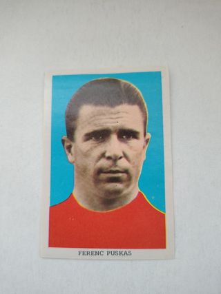Cromo Ferenc Puskas (años 70)editorial Machado.