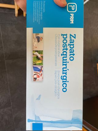 Zapato postquirúrgico