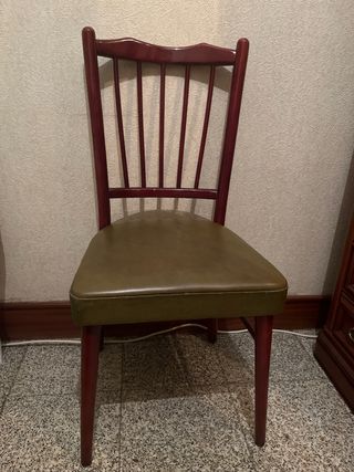 Cómoda 6 cajones + espejo + silla
