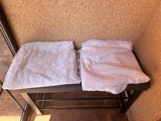 Cortinas blancas de tela