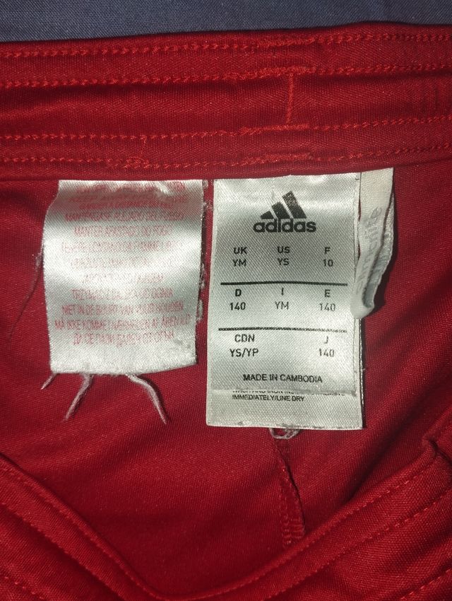 Lote 5 pantalones futbol niño/niña