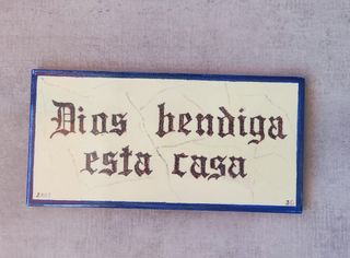 Azulejo Dios bendiga esta casa
