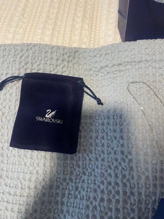 Collar Swarovski Cruz - Plata