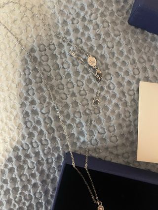 Collar Swarovski Cruz - Plata