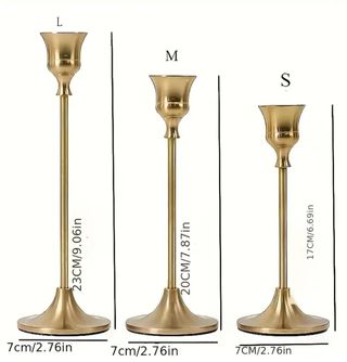 Candelabri colore dorato Ottone - 30pz