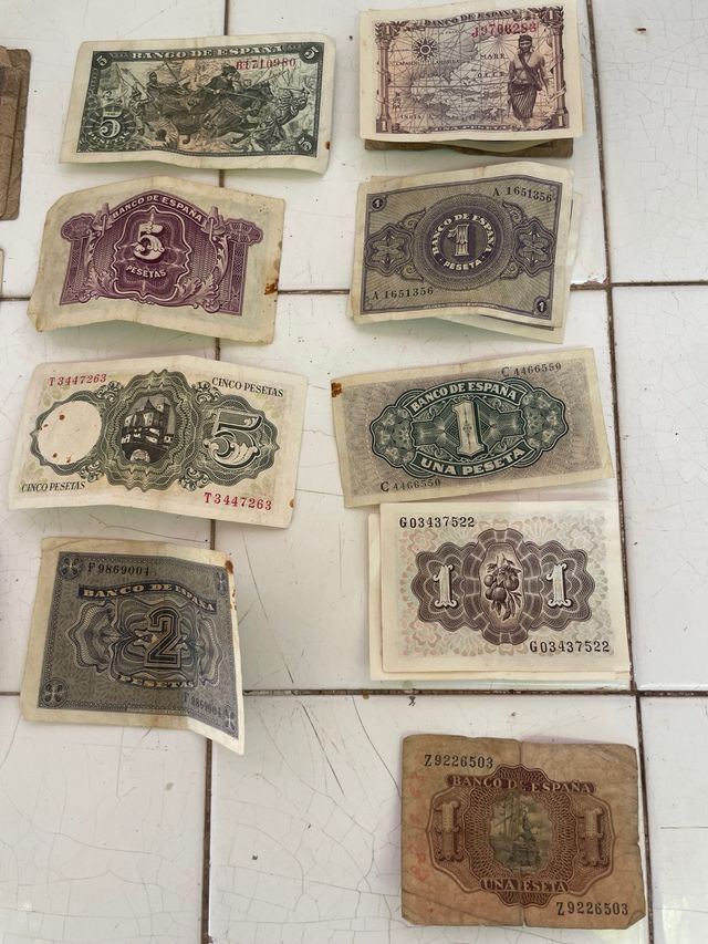 Billetes antiguos España