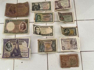 Billetes antiguos España