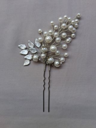 Tocado (2 horquillas) boda, fiesta, evento