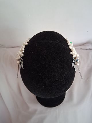 Tocado (2 horquillas) boda, fiesta, evento