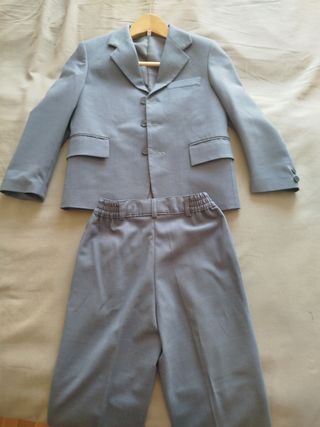 Traje niño gris - 2 piezas