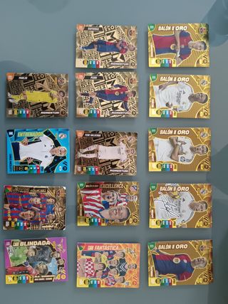 Adrenalyn XL: Balón Oro, Míticos, Momentum