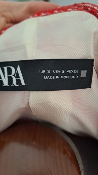 Americana roja tweed