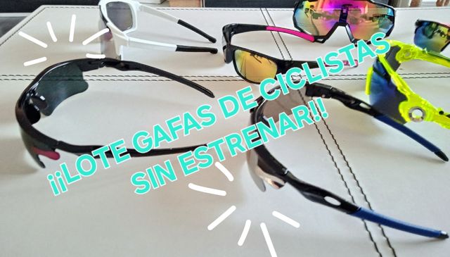 Lote gafas ciclismo nuevas
