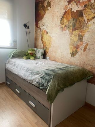 Cama nido juvenil con cajones