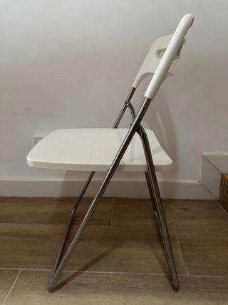 Silla plegable IKEA NISSE blanca