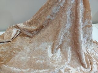 Retal terciopelo camel - elástico