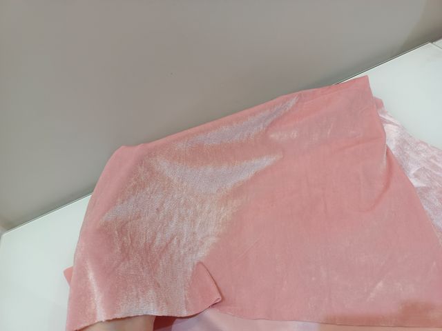 Retal terciopelo camel - elástico